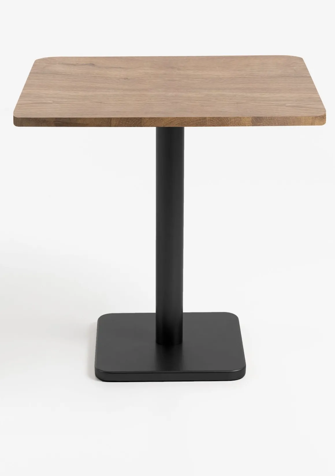 Brest bistrotafel vintage oak (75x75cm) kleur Zwart