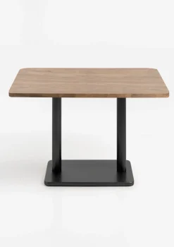 Brest bistrotafel vintage oak (120x75cm) kleur Zwart