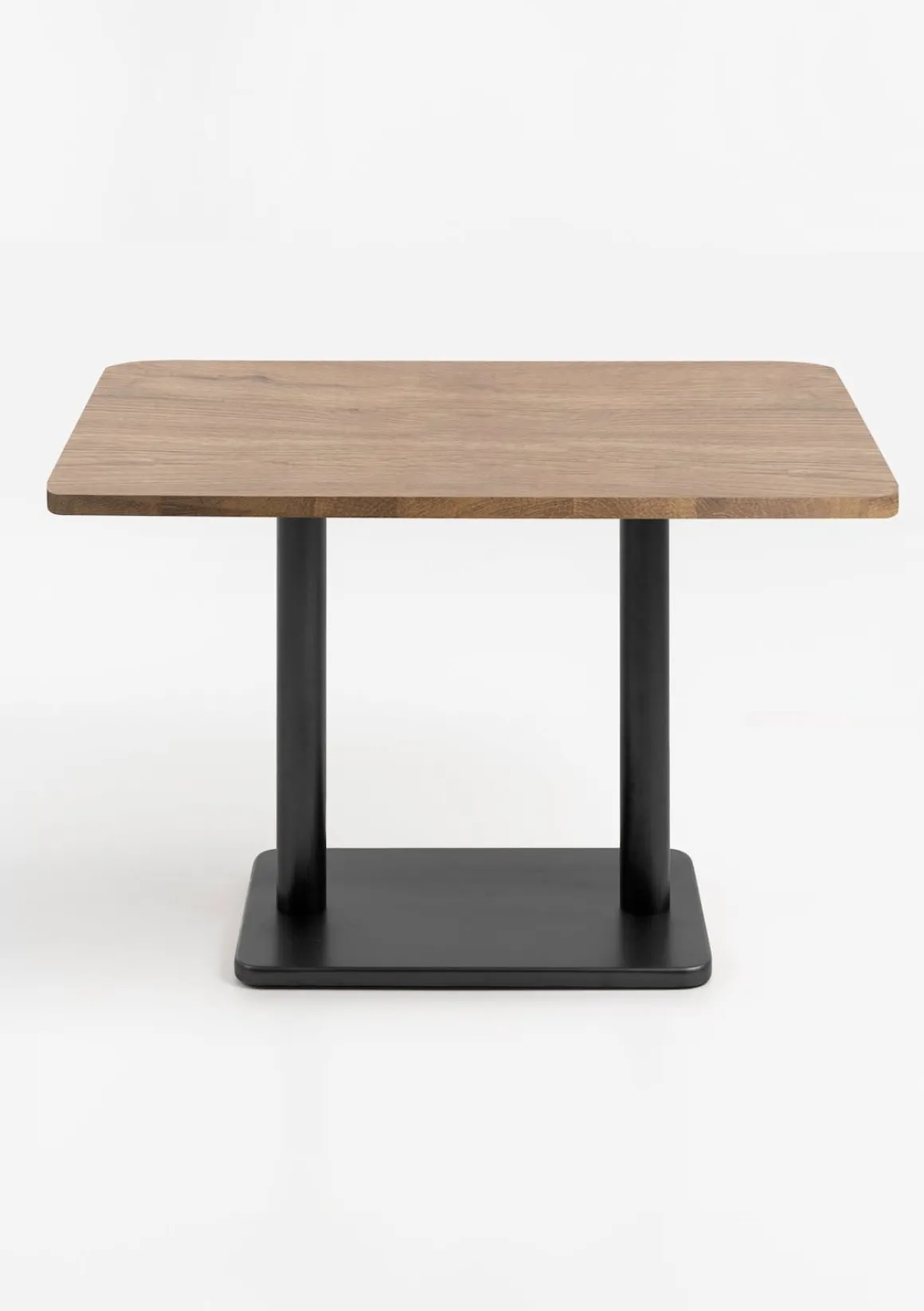 Brest bistrotafel vintage oak (120x75cm) kleur Zwart