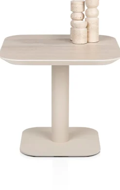 Brianto, salontafel 50 x 50 cm - keramiek blad Travertin