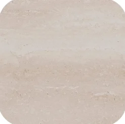 Brianto, salontafel 50 x 50 cm - keramiek blad Travertin