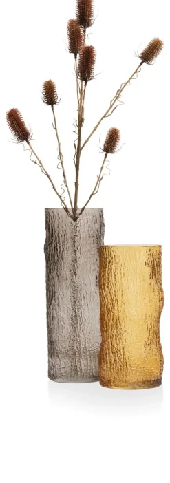 Brisk vaas (H40cm) in de kleur Bruin - COCOmaison