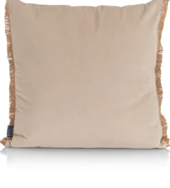 Camel kussen 47x47cm in kleur Okergeel shop je bij COCOmaison
