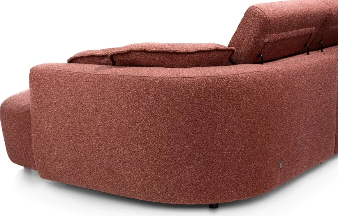 Cantello, 2,5 zits arm links - longchair curved rechts incl. 2 armkussens