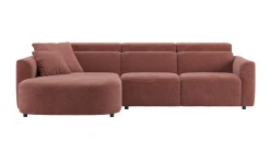 Cantello, Longchair curved links incl. 2 armkussens - 2,5 zits arm rechts