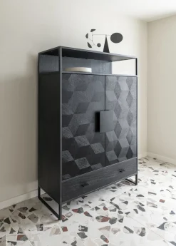 CAPELLA bergkast 115 cm - marmerlook