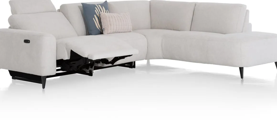 Carini, 2,5 zits arm links relax - ottomane groot rechts