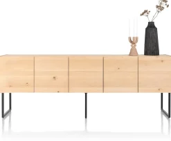 CARVING dressoir 240 cm. - 5-deuren - XOOON