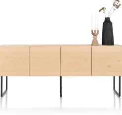 CARVING dressoir 210 cm. - 4-deuren - XOOON