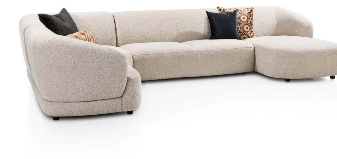 Cervo, longchair gebogen - rechts