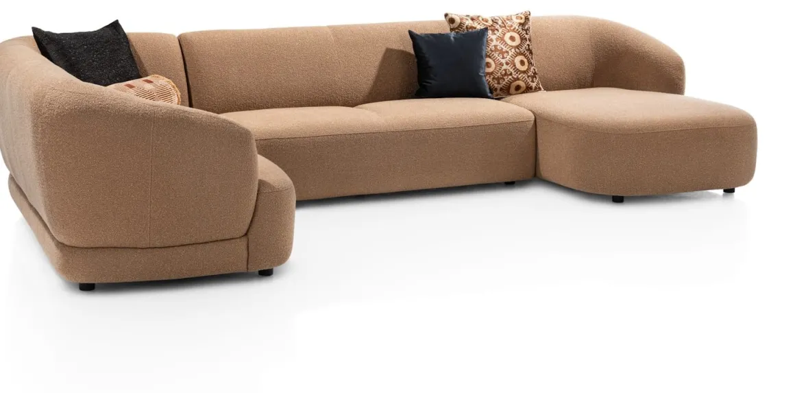 Cervo, longchair gebogen - rechts