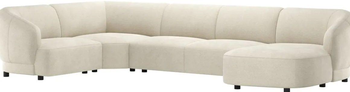 Cervo, longchair gebogen - rechts