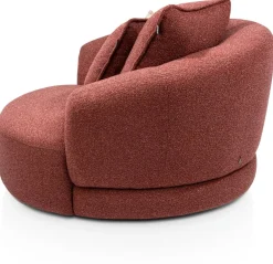 Cervos, fauteuil draaibaar - rond 130cm incl. 1 kussen 60x60 + 1 kussen 45x45