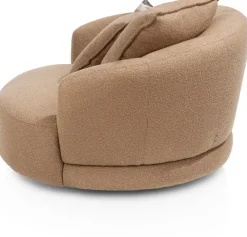 Cervos, fauteuil draaibaar - rond 130cm incl. 1 kussen 60x60 + 1 kussen 45x45