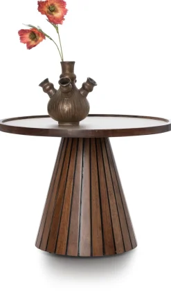 Cleo bijzettafel H44cm in kleur Bruin shop je bij COCOmaison