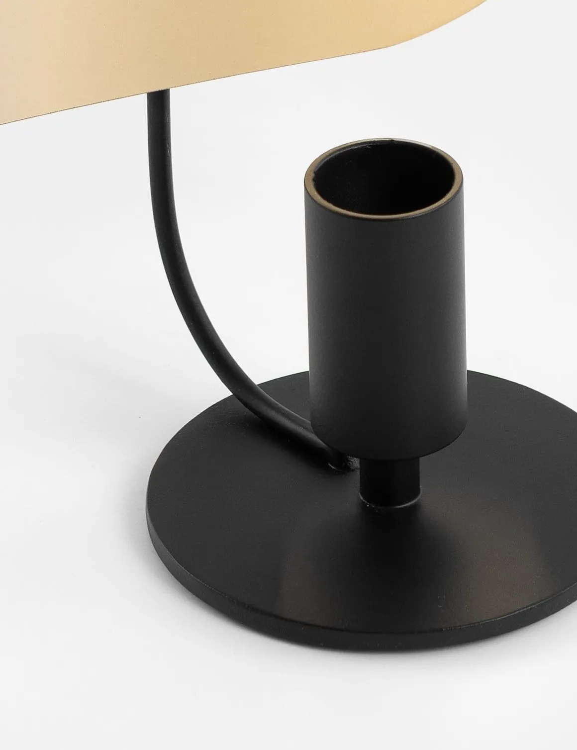 COCOmaison, Bea kandelaar H20cm - Zwart/Goud