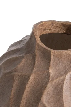 COCOmaison, Casper vaas H53cm - Bruin