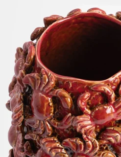 COCOmaison, Crabby vaas H39cm - Rood