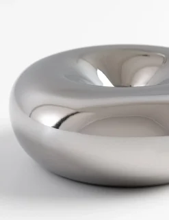 COCOmaison, Donut kandelaar D12cm - Zilver