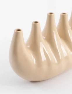 COCOmaison, Elien vaas H24cm - Beige