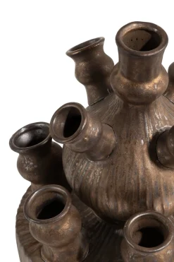 COCOmaison, Golden Tulip vaas H39cm - Goud