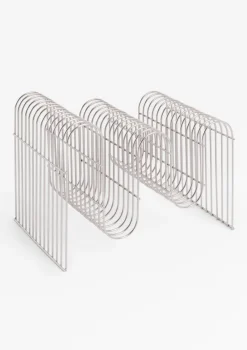 COCOmaison, Gus magazinehouder H30cm - Zilver