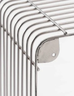 COCOmaison, Gus set van 2 wandrekken H35-40cm - Zilver