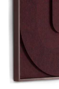 COCOmaison, Jace schilderij 48x96cm - Bordeaux