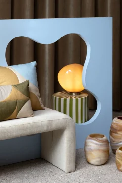 COCOmaison, Jasper vaas H17cm - Multikleur