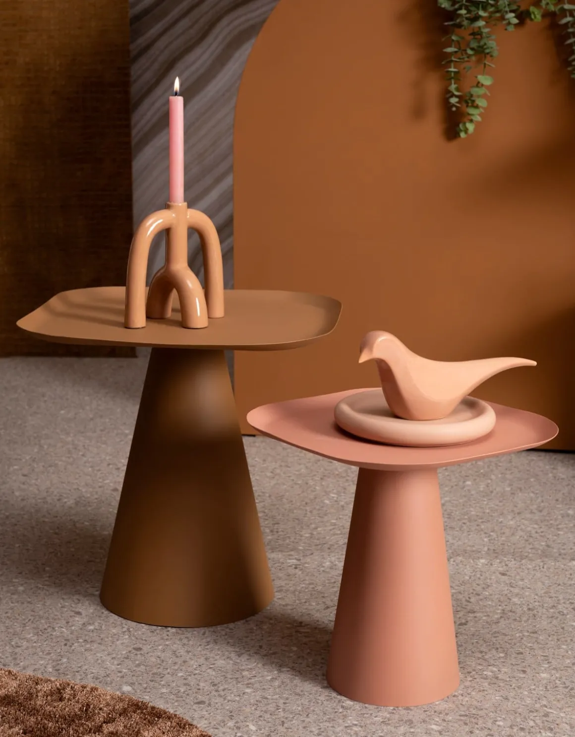 COCOmaison, Leen beeld H14cm - Oranje