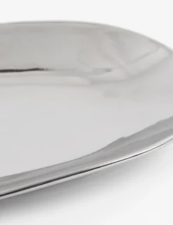 COCOmaison, Lisette schaal 21x47cm - Zilver