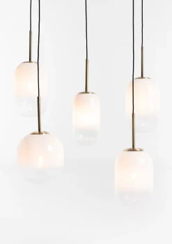 COCOmaison, Milky hanglamp 5*E27 - Wit