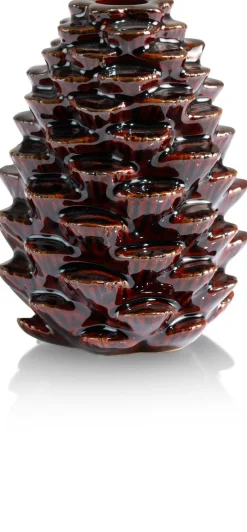 COCOmaison, Pine kandelaar H12cm - Bruin