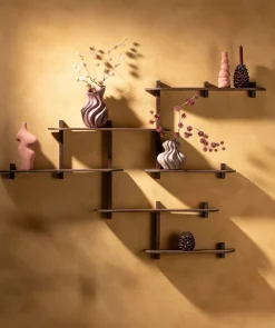 COCOmaison, Pine kandelaar H12cm - Bruin