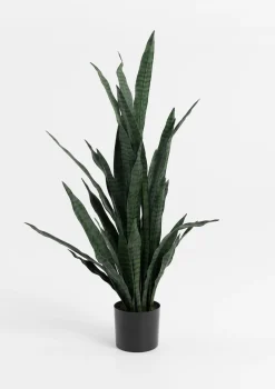 COCOmaison, Sansevieria kunstplant H115cm - Groen