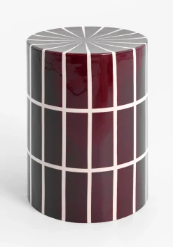 COCOmaison, Skye bijzettafel H45cm - Bordeaux