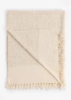 COCOmaison, Snow plaid 130x170cm - Wit