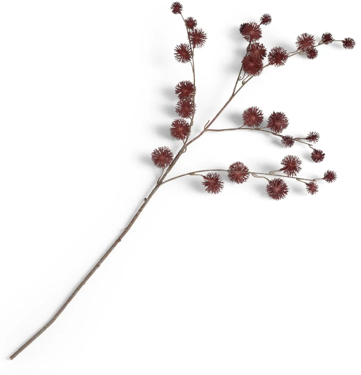 COCOmaison, Thistle spray kunstbloem 85cm - Bordeaux