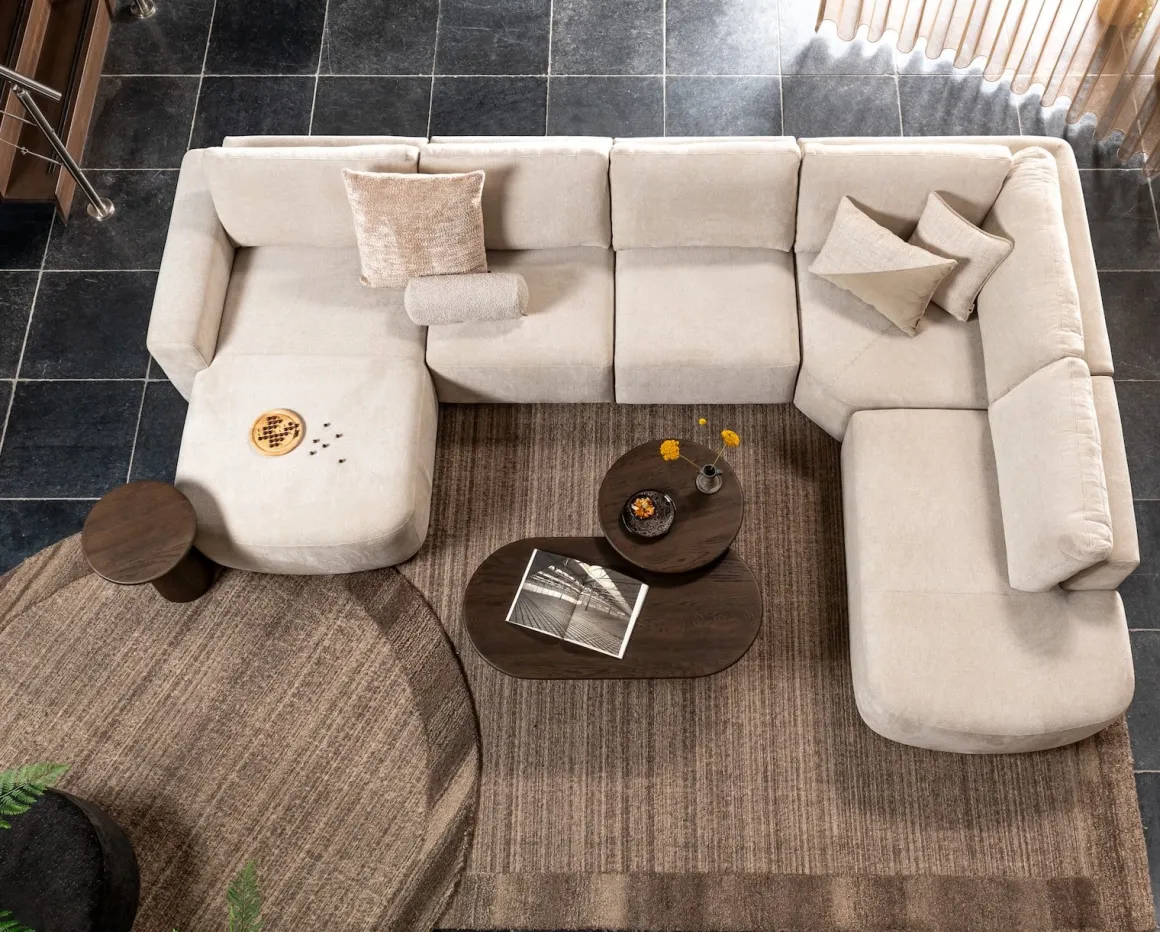 COCOmaison, Timeless - Boyd kussen 45x18cm - beige