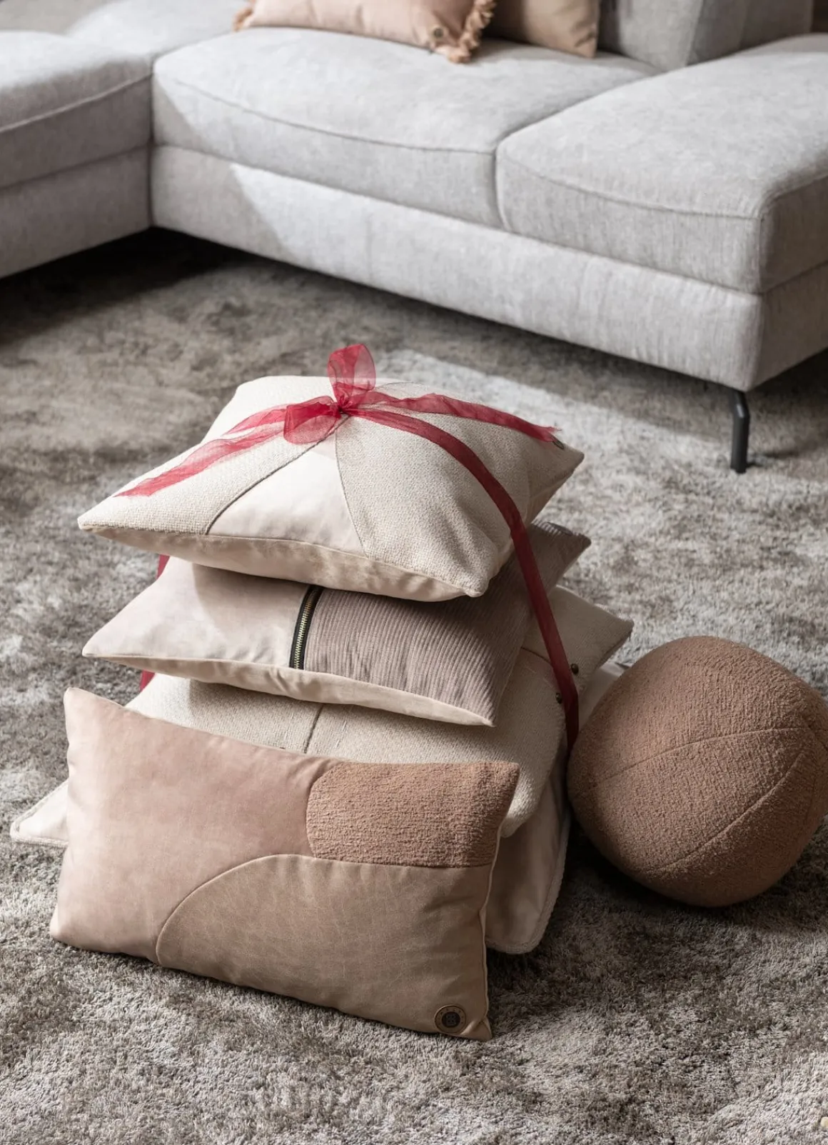 COCOmaison, Timeless kussen-set 6-delig - beige