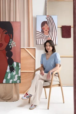 COCOmaison, Zorra wand doek - 70x100cm