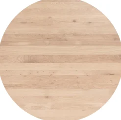COSENZA bartafel rond 130 cm (h: 92 cm) - naturel eiken