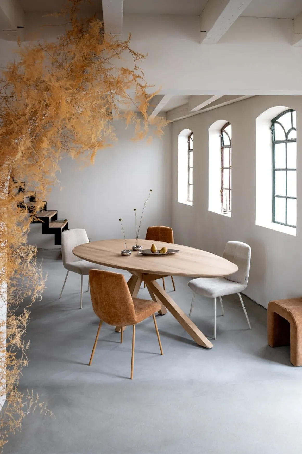 Cosenza eetkamertafel 210 x 120 cm in de kleur Naturel - XOOON