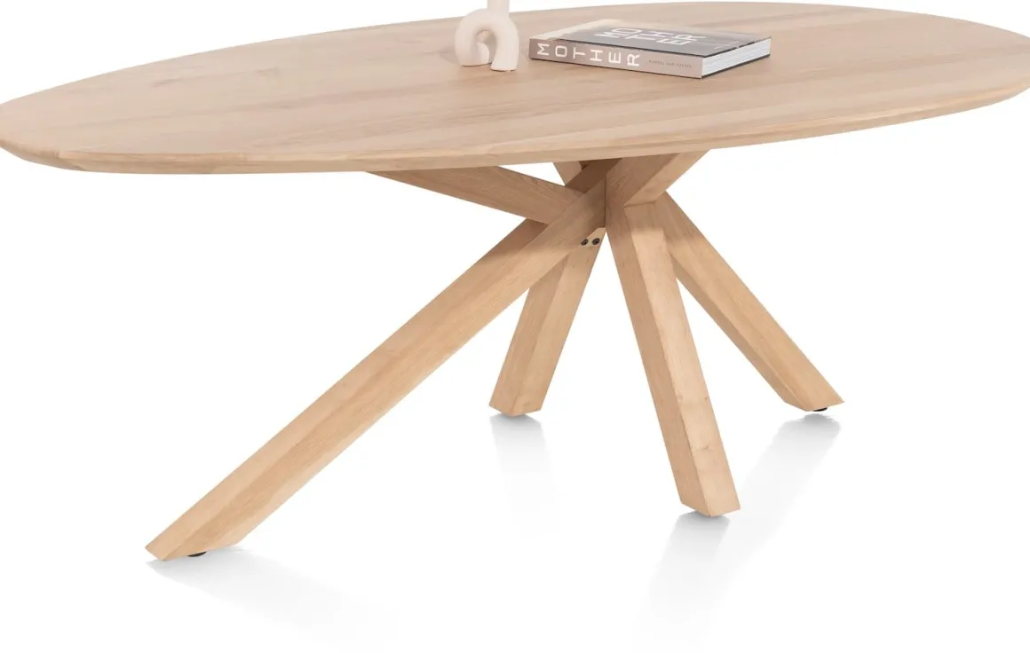 Cosenza eetkamertafel 210 x 120 cm in de kleur Naturel - XOOON