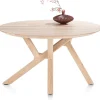 COSENZA eetkamertafel rond 130 cm - naturel eiken