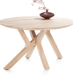 COSENZA eetkamertafel rond 130 cm - naturel eiken