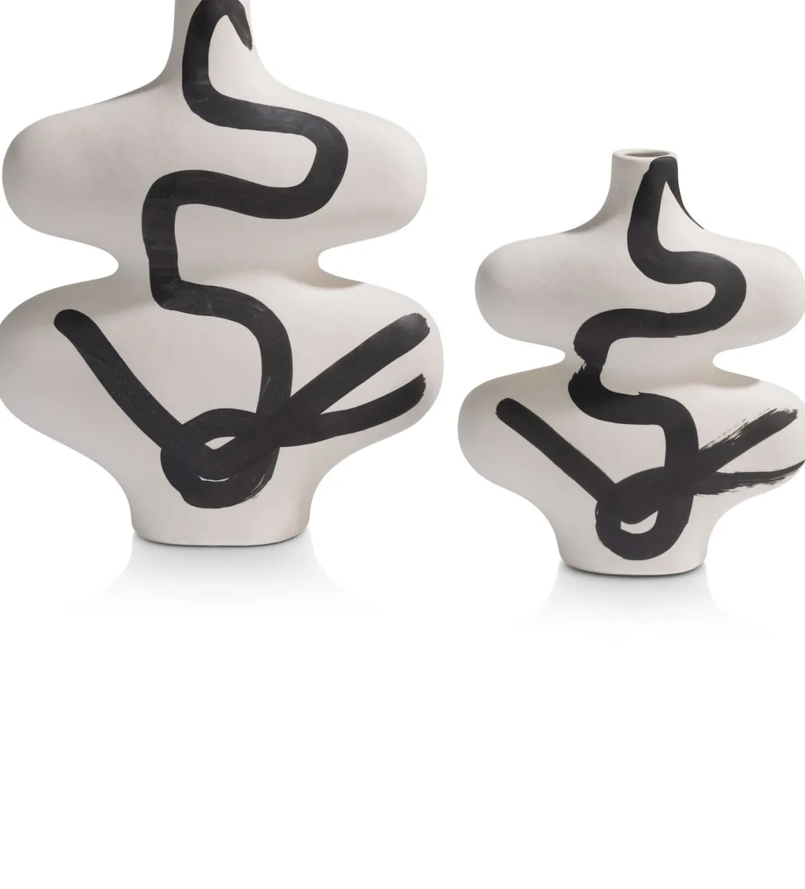 Curvy vaas H26cm in kleur Multi Color shop je bij COCOmaison