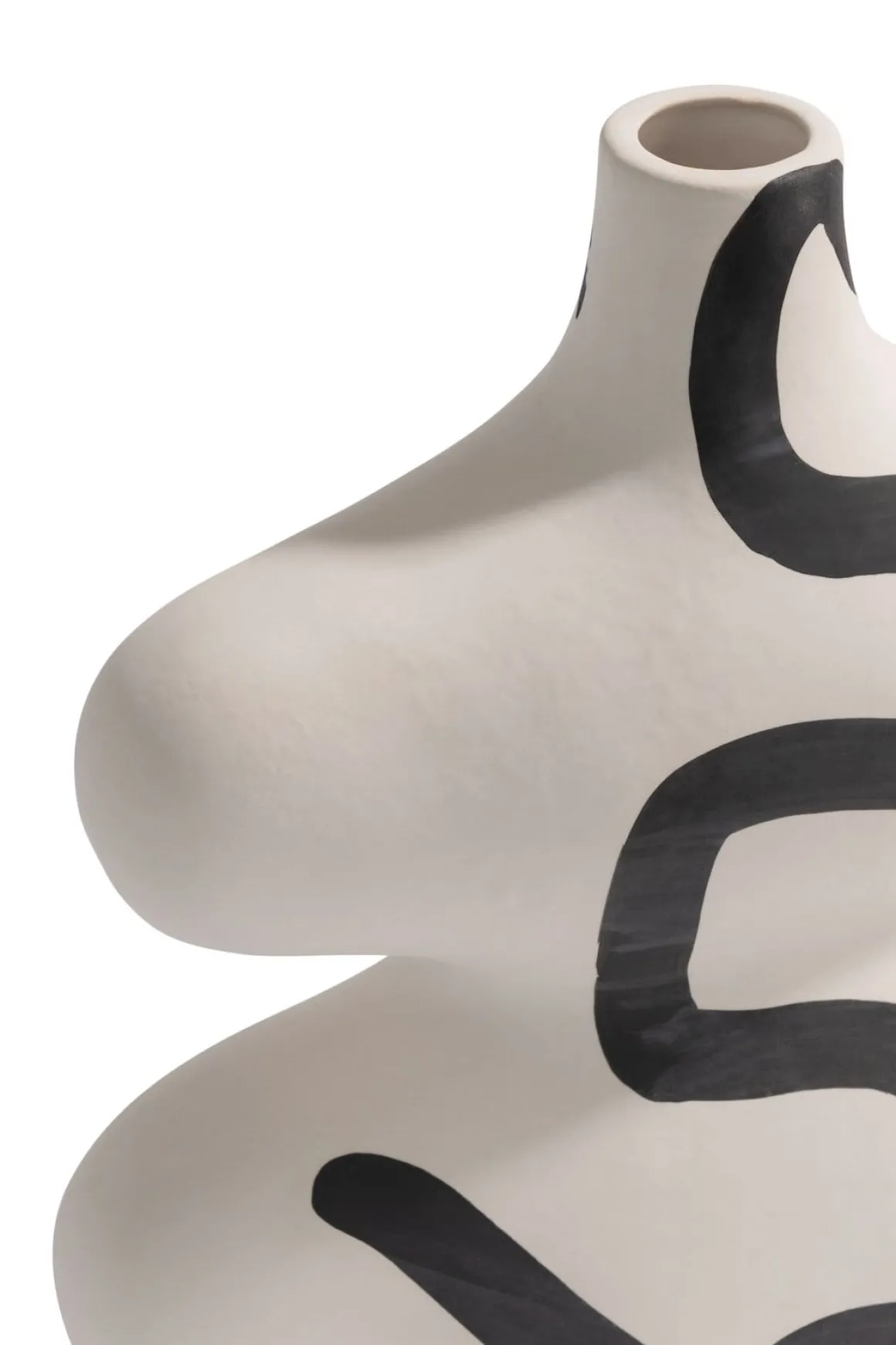 Curvy vaas H35cm in kleur Multi Color shop je bij COCOmaison