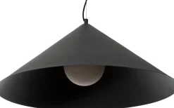 Daan Hanglamp (1*E27) in de kleur Zwart - COCOmaison