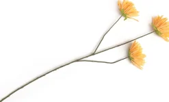 Dahlia Spider Spray kunstbloem (H75cm) in de kleur Oranje